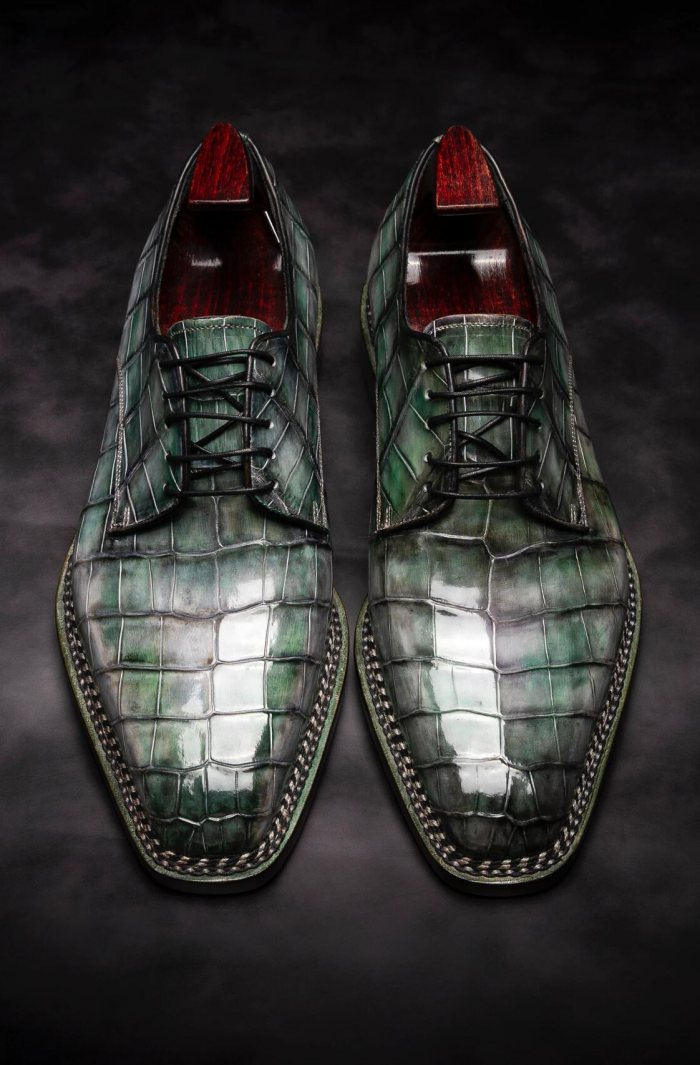 Bespoke Leather Derby Dress Shoes