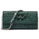 Crocodile Leather Purse, Crocodile Leather Clutch Bag, Crossbody Bag, Shoulder Bag