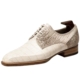 Glacial White Nile Crocodile Derby Dress Shoes