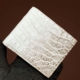 Glacial White Nile Crocodile Leather Wallet