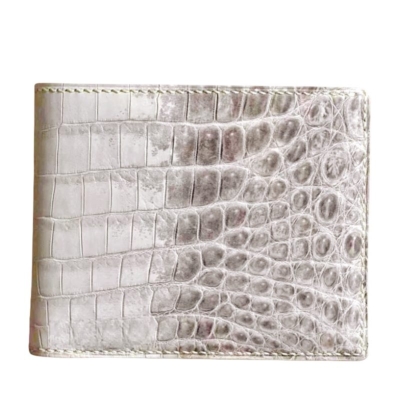 Glacial White Nile Crocodile Wallet
