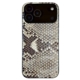 Snakeskin iPhone Cases with Full Soft TPU Edges - Python Back Skin White